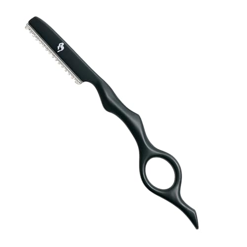 MIRACLE 7" Hair Styling Razor Kit ? Stainless Steel Cutting & Thinning Tool with Blade Safety Guard & Non-Slip Handle ? Texturizing & Feathering Razor for Salon & Home Haircuts