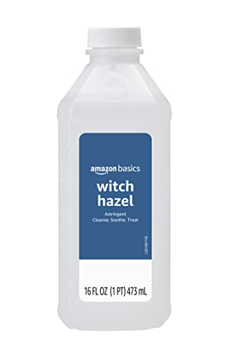 Amazon Basics Witch Hazel USP Astringent Unscented 16 Fl Oz - Oil Control & Skin Relief