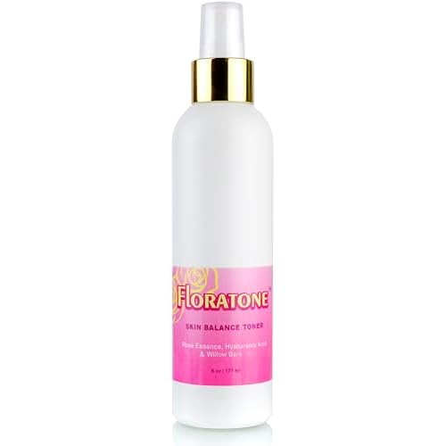 Floratone Skin Balance Facial Toner - with Rose Essence, Hyaluronic Acid & Willow Bark - Facial Mist for Sensitive Skin
