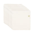 Organic Cotton Reusable Baby Wipes - 10 Pack, Soft & Washable