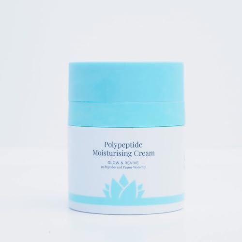 BioMiracle Sienna Rose Polypeptide Moisturizing Cream, Glow & Revive, 10 Peptides and Pygmy Waterlily, 50 ml / 1.69 fl oz