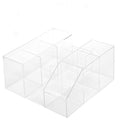 Eyelash Organizer with Tweezers Holder - Acrylic Storage Box