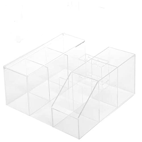 Eyelash Organizer with Tweezers Holder - Acrylic Storage Box