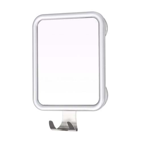 Fogless Shower Mirror with Razor Holder & 4 Suction Cups
