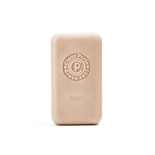 Claus Porto - Fox Trot Violet Body Soap for Men + Women | Soothing, Cleansing, Nourishing | Handcrafted, Aromatic, Floral, Powdery (150g | 5.3 oz)