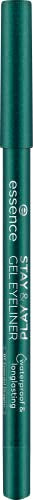 Essence Stay & Play Gel Eyeliner Pencil 07 Emerald Dragon Vegan, Waterproof & Smudge-Proof