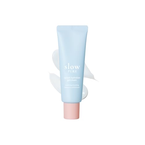 slowpure Splash Hydration Gel Cream - Lightweight Water Gel & Non-Greasy - 65% Birch Sap & 7 Hyaluronic Acids for Instant Cooling & Moisture | Korean Skincare (1.69 fl.oz, 50ml)