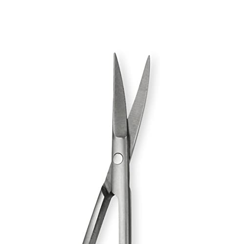 Curved Stainless Steel Beauty Scissors for Precision Grooming