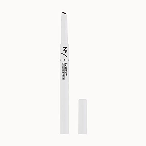 No7 Beautiful Eyebrows Sculpting Pencil - Angled Tip & Spoolie Brush