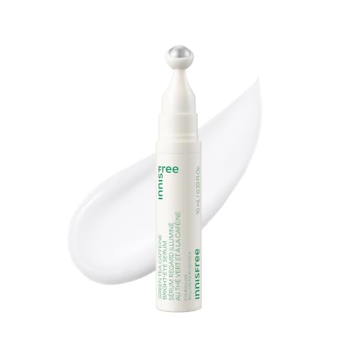Innisfree Green Tea Caffeine Eye Serum with Cooling Roll-On