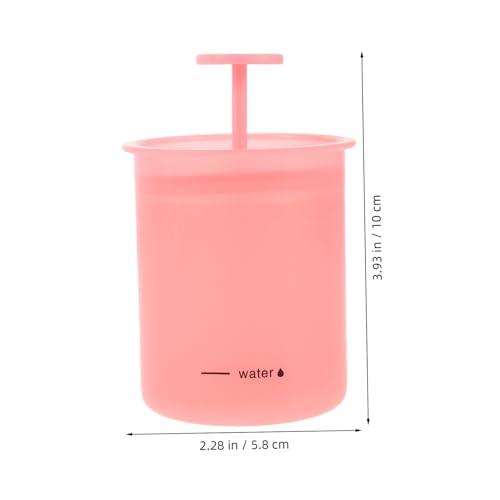 3-Piece Manual Face Wash Foamer Bottle – Pink Foam Dispenser