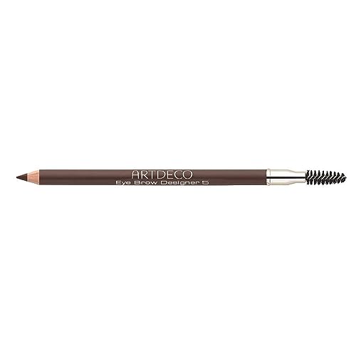 ARTDECO Eyebrow Designer - Ash Blond - Refines Eyebrows & Fills in Gaps - Integrated Brush for Optimal Blending - Dual-Sided - Pencil can be Sharpened - Eyebrow Pencil - Eye Makeup - Vegan - 0.03 Oz