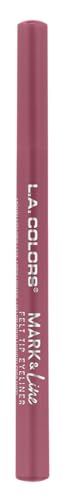 L.A. COLORS Mark & Line Felt Tip Eyeliner, Baby Pink (Pack of 2)