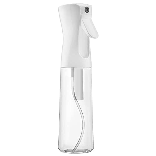 Alpree Clear 10.1oz Multi-Purpose Continuous Water Spray Bottle for Hair, Pets, Plants & Cleaning