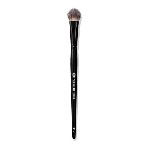 BK BEAUTY - NIKKI LA ROSE N16 PRO CONCEALER BRUSH ? Precision Blending for Under-Eye & Spot Concealing, Flawless Coverage Without Streaks