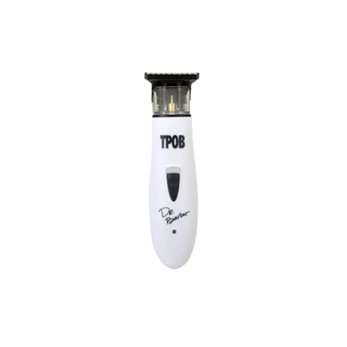 TPOB Ghost X Beard Trimmer Hair Clippers for Men, Professional Hair Trimmer DLC Blade Trimmer Cordless Rechargeable Edgers Clippers Electric Beard Trimmer Shaver for Home use or Barber (Ghost X White)