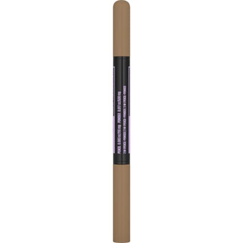 Maybelline Express Brow 2-In-1 Pencil and Powder Eyebrow Makeup, Blonde, 1 Count