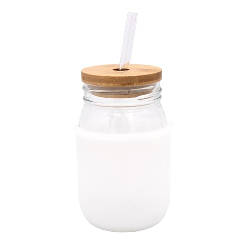 Regular Mouth Pint 16oz Silicone Sleeves/Jackets for Protecting Ball, Kerr, Canning Jars by Mason Jar Lifestyle (4, Americana Multicolor)