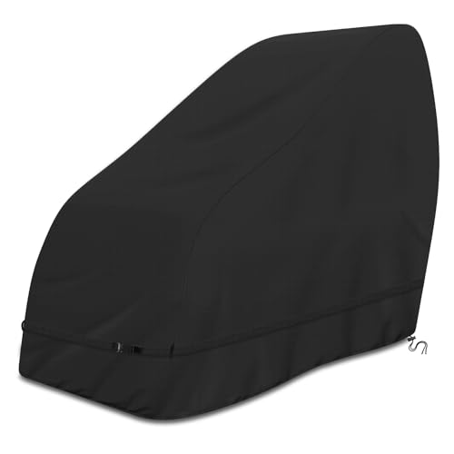 Dustproof Thickened Massage Chair Cover, STARTWO Waterproof Zero Gravity Armchair Covers 420D Oxford Cloth Game Recliner Protective, Fit RealRelax Most Brands of Massage Chair(Black 59 * 39.5 * 47 in)