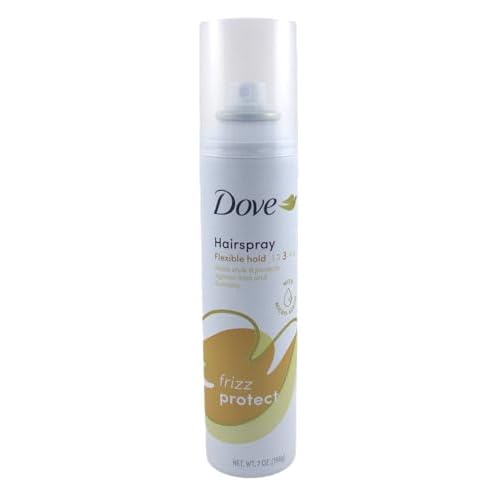 Dove Style + Care Flexible Hold Hairspray, Strong Hold 7 oz ( Pack of 3)