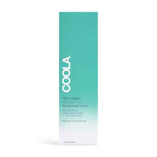 COOLA Organic Vital Rush Skin Renewal Serum, Dermatologist Tested Skin Barrier Protection with Vitamin C and Hyaluronic Acid, Vegan and Gluten Free, 1 Fl Oz