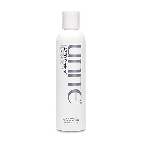 UNITE Hair ? LAZER Straight Relaxing Fluid ? Anti-Humidity Styling Fluid to Smooth, Straighten & Control Frizz ? Thermal Protection ? 8 Fl Oz