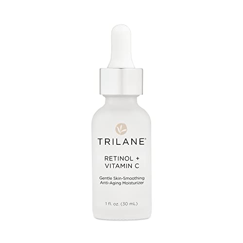 Trilane Retinol + Vitamin C with Squalane, Visibly Reduces the Signs of Aging for Softer, Smoother, More Radiant Skin with Zero Irritation, 1 fl. oz.