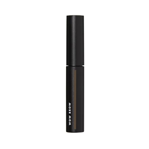 e.l.f., Wow Brow Gel, Volumizing, Buildable, Wax-Gel Hybrid, Creates Full, Voluminous-Looking Brows, Locks Brow Hairs In Place, Neutral Brown, Fiber-Infused, 0.12 Oz