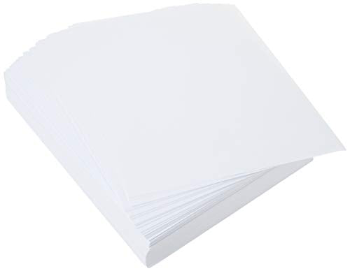 Amazon Basics Multipurpose Copy Printer Paper, 8.5" x 11", 20 lb, 1 Ream, 500 Sheets, 92 Bright, White