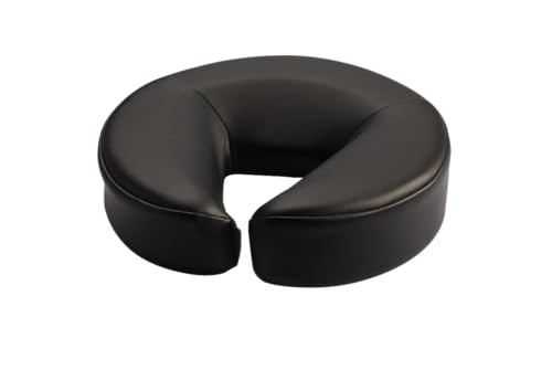 TOA Black Massage Headrest Face Cushion 3.5 Inch Support for Massage Table