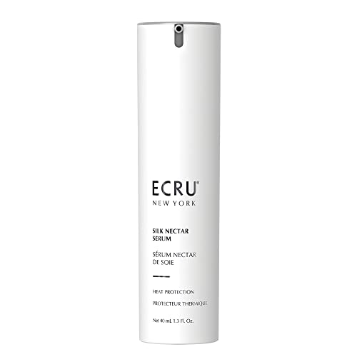 ECRU NEW YORK Silk Nectar Shine Serum, Lightweight Hair Serum, Shine Polish for Hair, TSA Friendly, 1.3oz