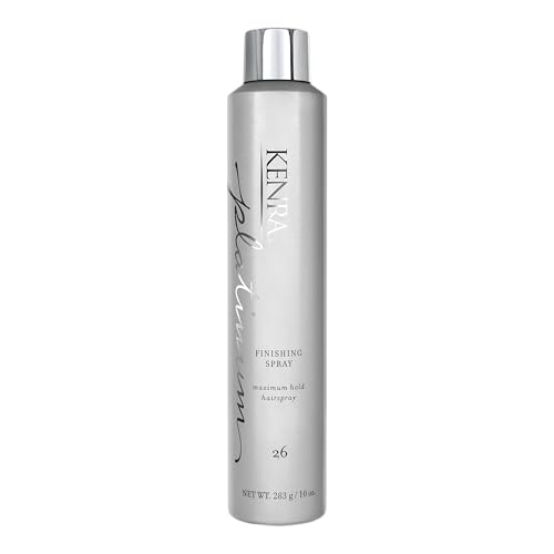 Kenra Platinum Finishing Spray 26 10 oz - Maximum Hold, Fast-Drying, Humidity-Resistant