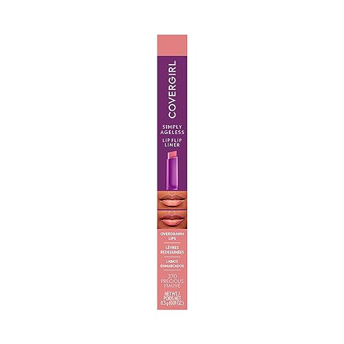 COVERGIRL Simply Ageless Lip Flip Liner, Precious Mauve, Pack of 1