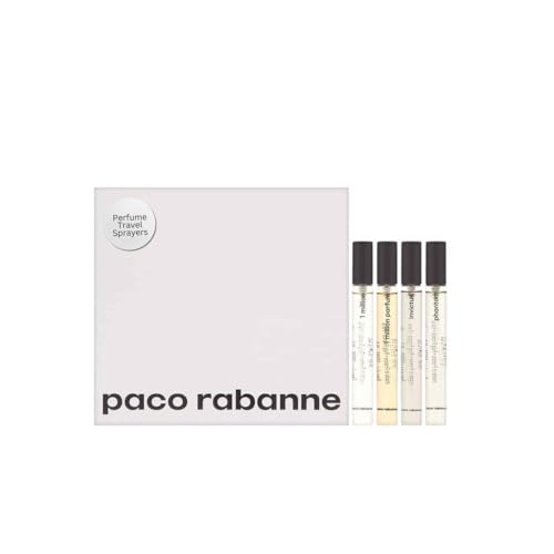 Paco Rabanne Perfume for Men Variety 4 Piece Gift Set