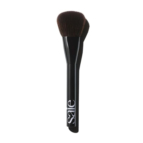 Saie Powder Blush Brush - Fluffy Oval Makeup Brush