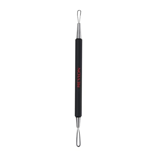 Revlon Soft-Touch Blemish Remover, Pore Extractor for Blackheads, Whiteheads, and Comedones, Pimple Popper Tool, Dual-Sided, Made of Stainless Steel, 1 Count