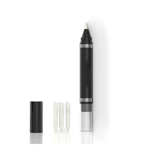 Eye Makeup Remover Pen, Makeup Remover Eraser Stick Corrector Stick Lipstick Eyeliner Eraser for Instant Touch Up Correction, Mascara Smudges Correction,Travel-Friendly Makeup Removing Pen With 3 Replacement Heads