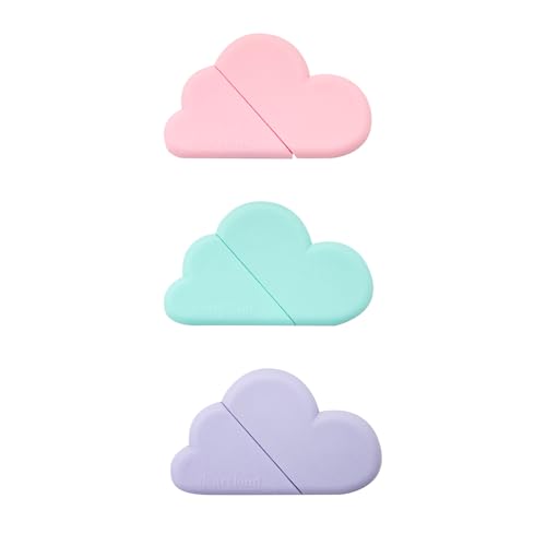 dearcloud Pastel Clouds Smoothing Dermaplane Facial Razor Set - Smooth & Exfoliate (3 pack)