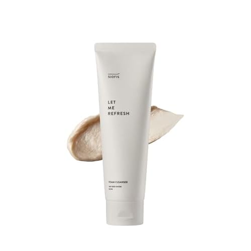 SIORIS Let me refresh foam cleanser 120ml 4.05fl.oz. slightly acid cleanser, nourish and soothe skin Korean skincare gift