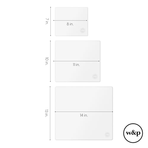 W&P Reusable Silicone Stretch Wrap, 3-Pack (7x8, 10x11, 13x14)