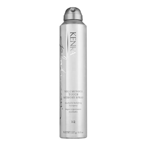 Kenra Platinum Voluminous Touch Memory Hair Spray 8oz - Bodifying, Long-Lasting Style