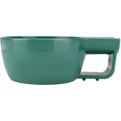 Shaving Bowl Large Deep Plastic Shave Soap Container with Non-Slip Base for Rich Foam Lathering Home Barber Experience 6.3 X 4.72 X 2.36 Inches
