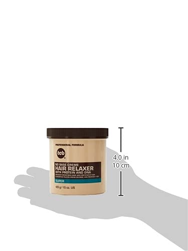 TCB No Base Creme Hair Relaxer with Protein and DNA Super 15.oz