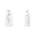 Dove Sensitive Skin Body Wash Bundle - Fragrance-Free & MicroMoisture, 30.6oz & 18.5oz