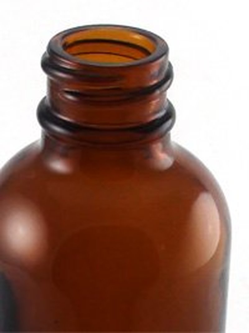 1 oz Amber Glass Bottle with Fine Mist Sprayer (Pack of 6)