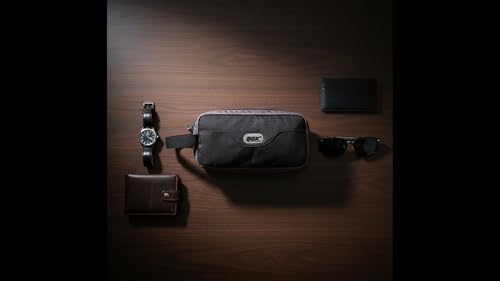 GOX Small Travel Toiletry Bag for Men Dopp Kit with Multi- pockets & Hook