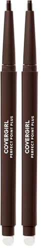 COVERGIRL Perfect Point Plus Eyeliner Pencil, Espresso, Pack of 2
