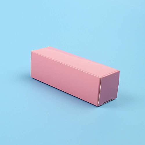 50 Pcs Pink Lip Gloss Boxes 28x28x89mm Cosmetic Packaging