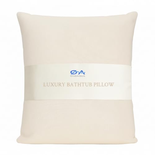 Luxury Bathtub Pillow with Neck & Back Support