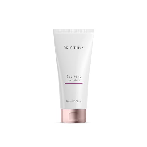 FARMASi Dr. C. Tuna Reviving Hair Mask, Lightweight Nourishing Formula with Garlic Extract, Capixyl & Trichogen, Softening & Shine-Enhancing Care for All Hair Types, 6.7 fl oz